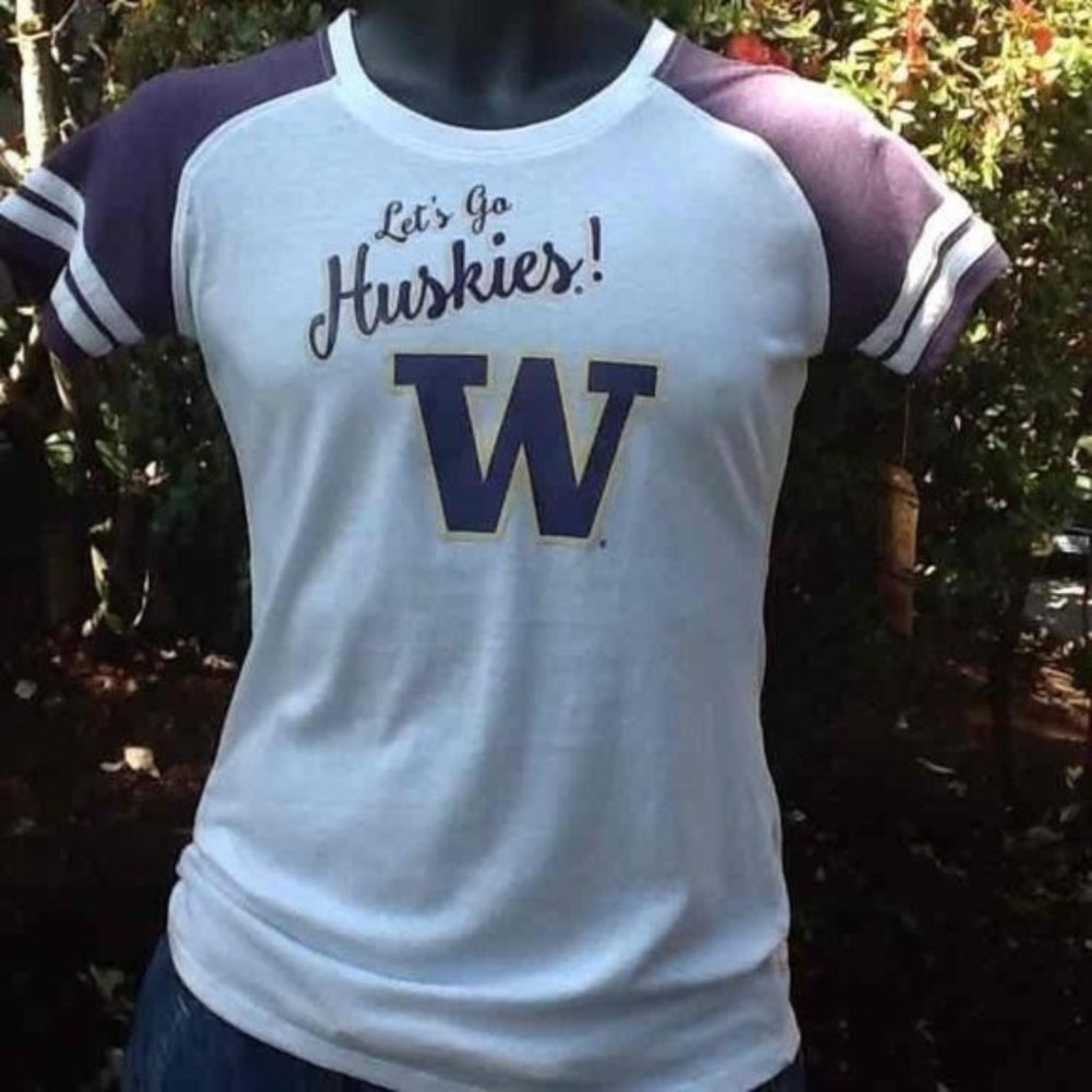 Washington Huskies Girls Large Tee, 2 Size